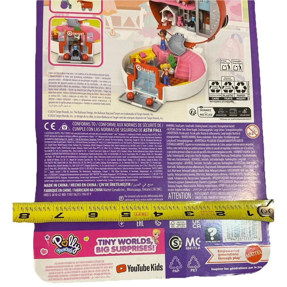 Polly Pocket TARGET BULLSEYE ADVENTURE Exclusive Playset NWT Doll Mini - Picture 10 of 13